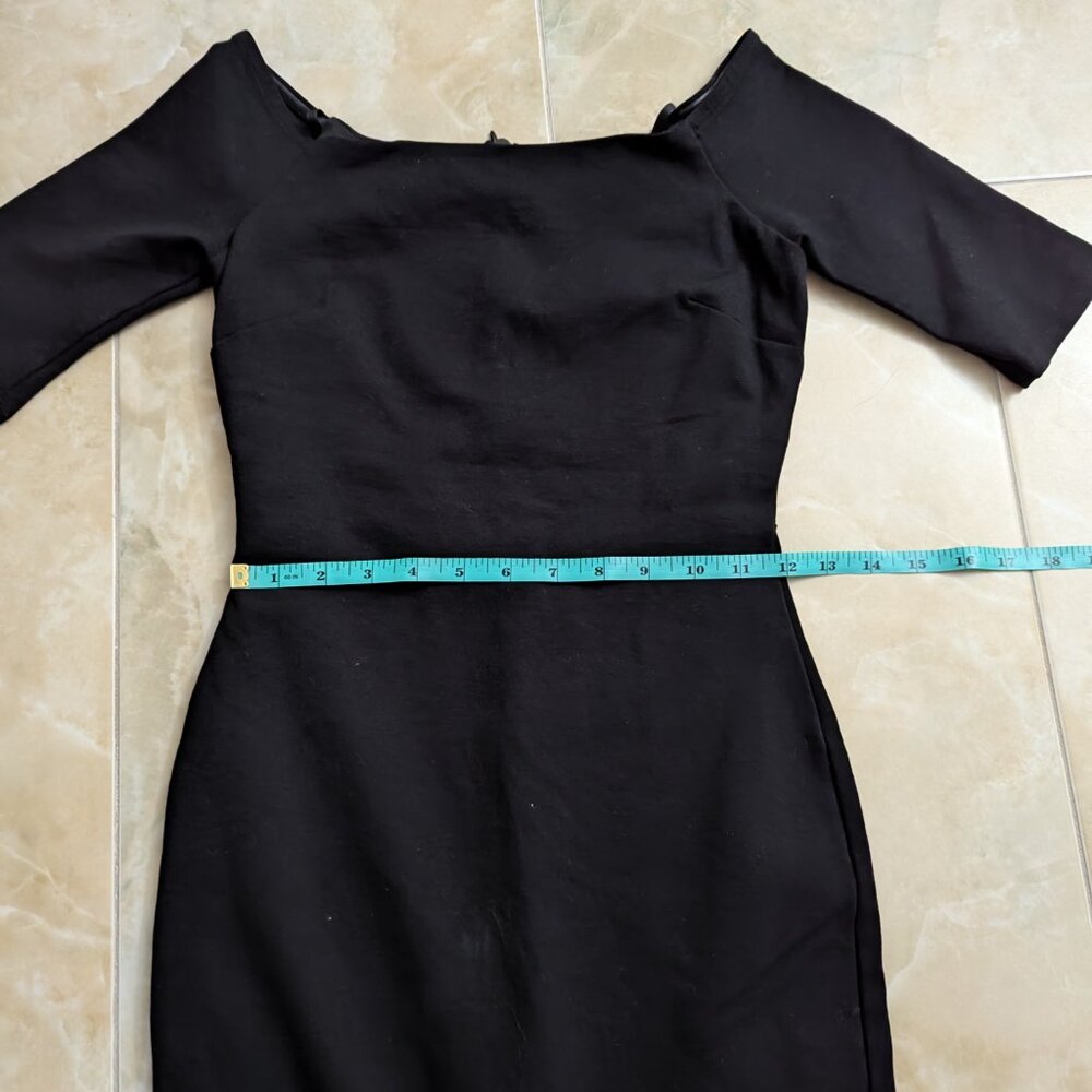 Lulus Girl Can't Help It Black Off-the-Shoulder Midi Dress - Picture 12 of 14